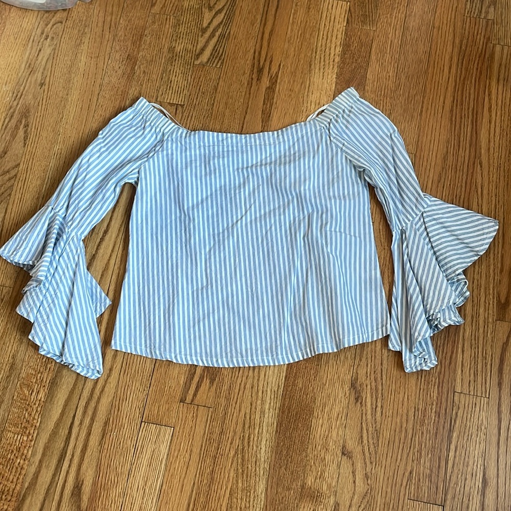 Fashion web off the shoulder blouse